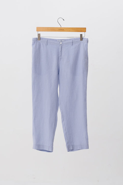 Chiara Linen Pants  Blue