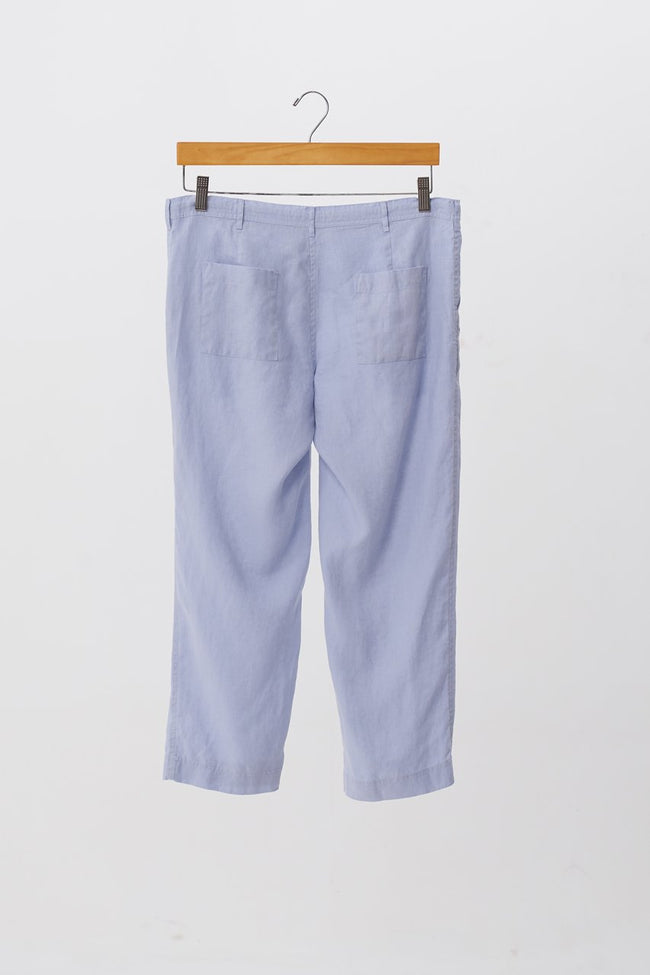 Chiara Linen Pants  Blue