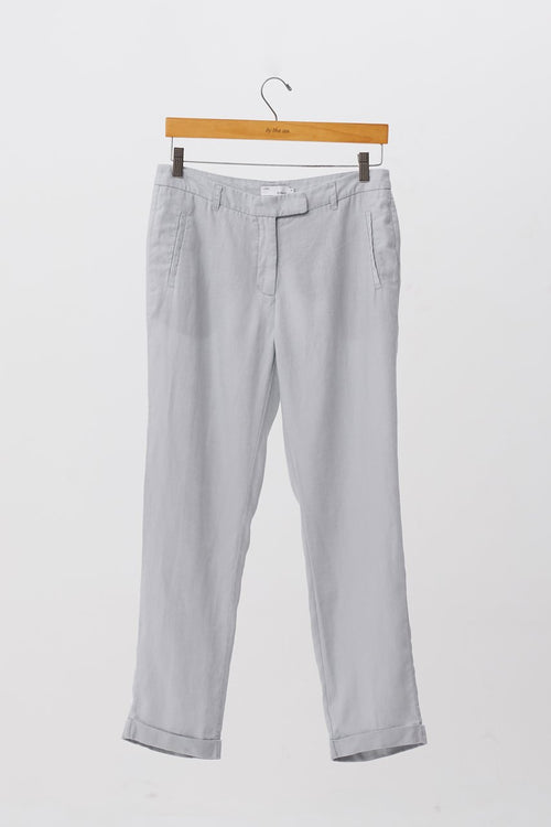 Hamptons Linen Pants Grey