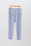 Mens Linen Trousers Blue