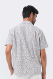 Bali Tropical Shirt S/S Natural Shark fin - By The Sea Bali