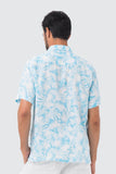 Maui Linen Shirt S/S Aqua