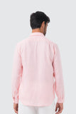 Men Linen Shirt L/S Pink