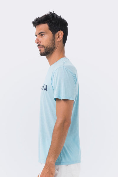 Basic Men T-shirt Blue - By The Sea Bali