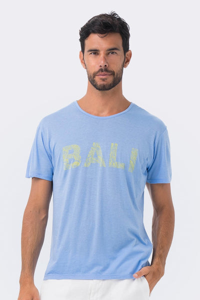 Basic Men T-shirt Blue Bali - By The Sea Bali