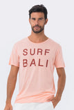 Basic Men T-shirt Orange Surf Bali - By The Sea Bali