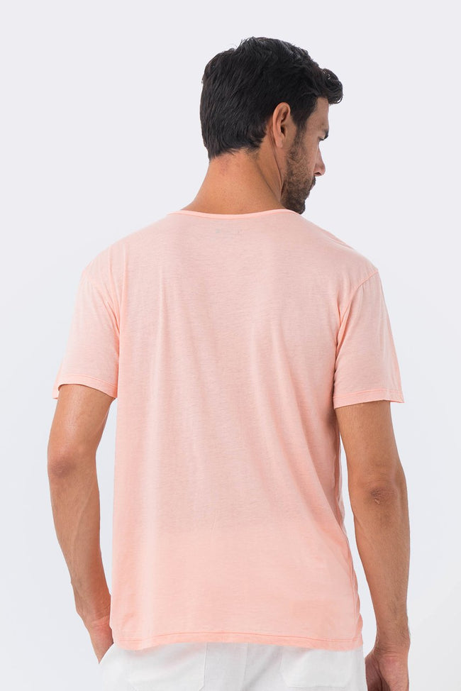 Basic Men T-shirt Orange Surf Bali - By The Sea Bali