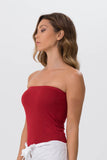 Tube Top Long Red