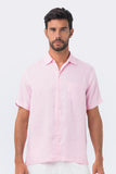 Maui Linen Shirt S/S Pink