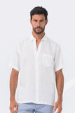 Maui Linen Shirt S/S White