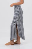 Stripe Maxi Skirt Navy