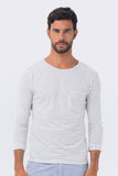 Basic light jersey L/S T-shirt offwhite - By The Sea Bali
