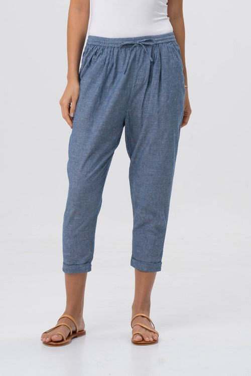 Relax Crop Pants Denim