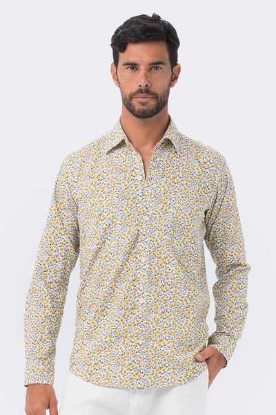 Liberty Flower Shirt L/S Khaki