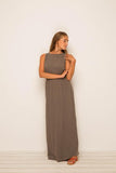 Maxi Princess Dress Grey