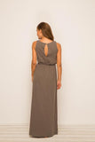 Maxi Princess Dress Grey