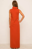 Formosa Maxi Tube Dress Brick