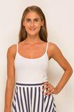 Basic Tank Top White - By The Sea Bali