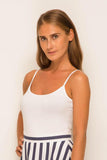 Basic Tank Top White - By The Sea Bali