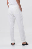 Mens Linen Trousers White