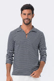 Nautical Stripe Pullover Navy