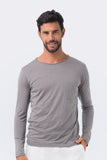 Basic light jersey L/S T-shirt Grey - By The Sea Bali