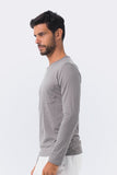 Basic light jersey L/S T-shirt Grey - By The Sea Bali
