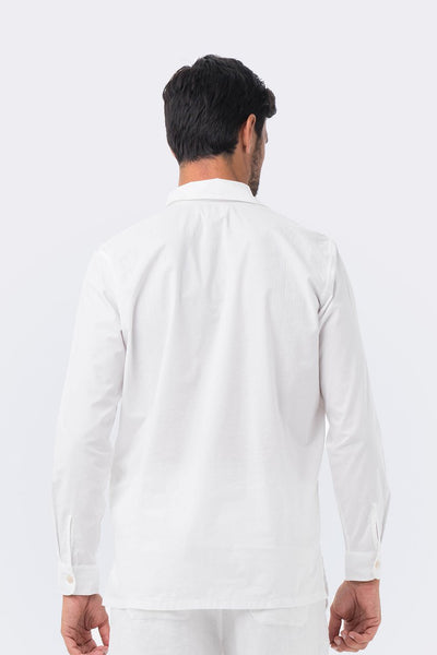 Poet White Shirt L/S White