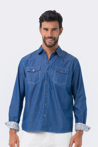 Denim Blue Shirt L/S