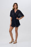 Twist Kaftan navy