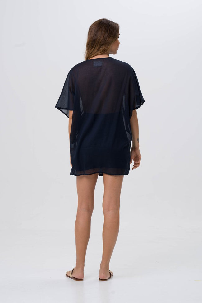 Twist Kaftan navy