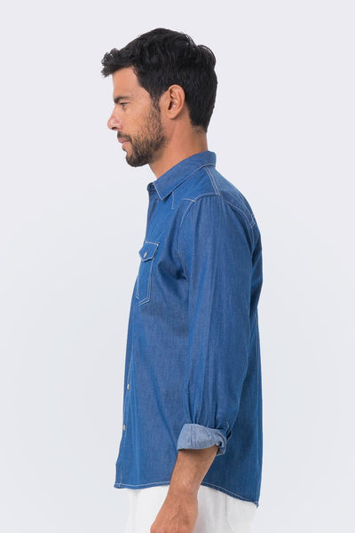 Denim Blue Shirt L/S