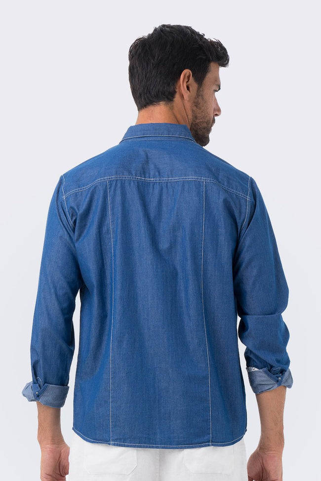 Denim Blue Shirt L/S