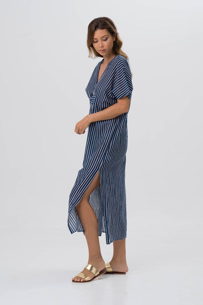 Moroccan Kaftan Navy