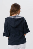 Linen Maresias Jacket Navy