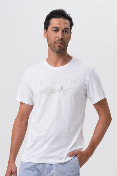 By the Sea T-Shirt Lerequin White