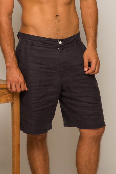 Linen Bermuda Navy
