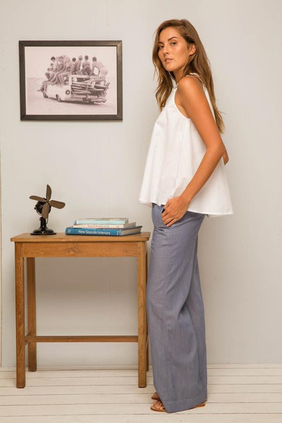 Iris A-line Collar Shirt