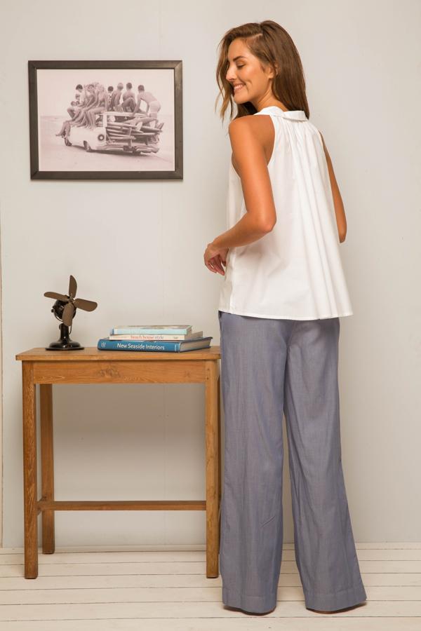 Iris A-line Collar Shirt