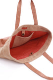 Sisal Bag w leather