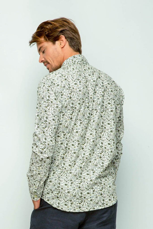 Liberty Flower Shirt L/S White