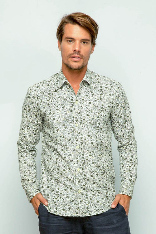 Liberty Flower Shirt L/S White