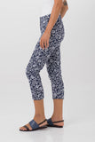 Cigarette Floral Pants Navy - By The Sea Bali