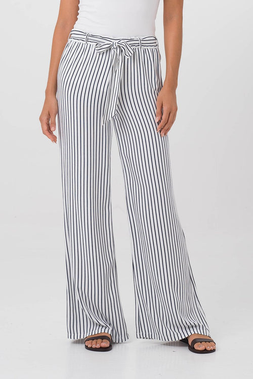 Clemence Pants Navy Stripes - By The Sea Bali