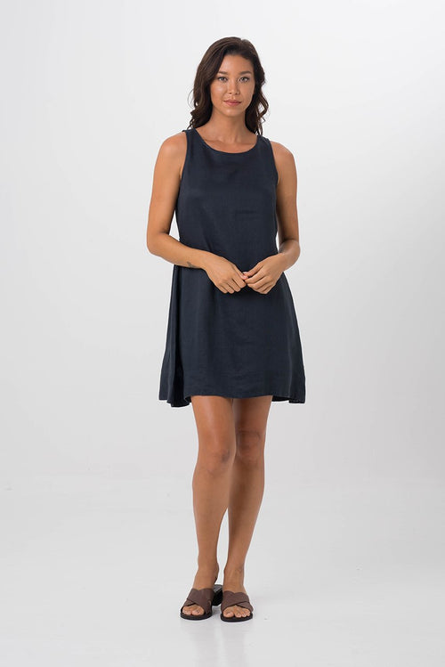 Grenada Dress Navy - By The Sea Bali