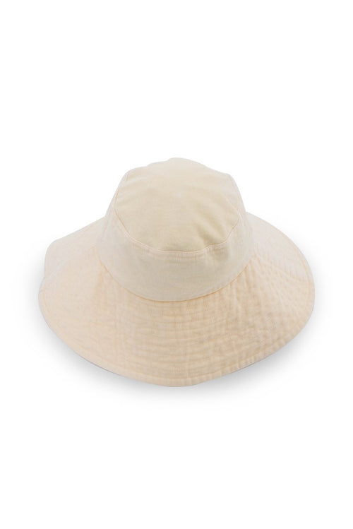 Ladies Wide Brim Hat Yellow