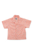 Bali Tropical Shirt S/S Orange Sailboat - By The Sea Bali