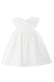 Linen Kids Dress White